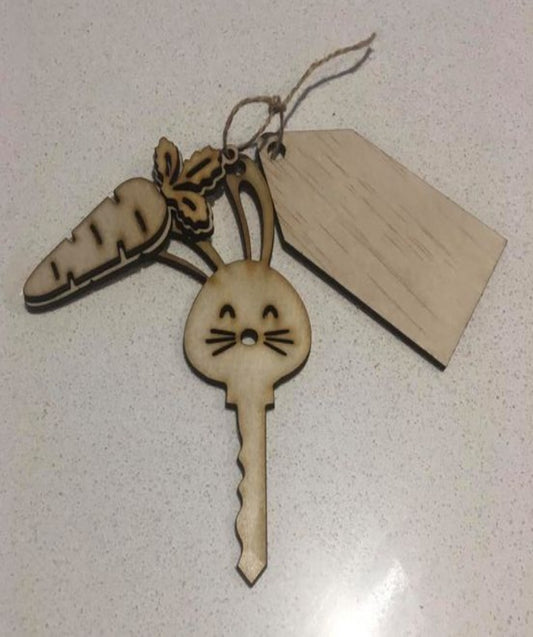 Bunny key with accessories